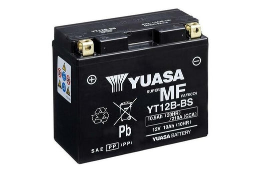BATTERIA YUASA YT12B-BS CON ELETTROLITO