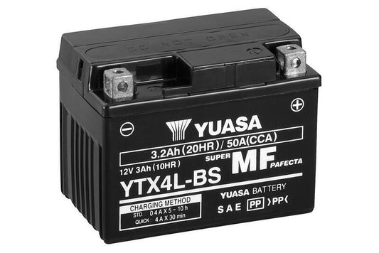 YUASA BATTERIA YTX4L-BS CON ELETTROLITO