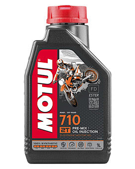 Motul - 104034 - Olio motore 2T 710 - 100% estere sintetico - 1L