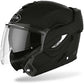 CASCO  AIROH REV 19 MODULARE NERO OPACO